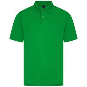 Henbury Mens Pique Polo Shirt / Kelly Green